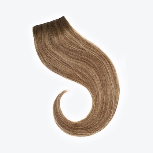 Włosy na żyłce extendMe! typu flip in kolor: rooted brown balayage