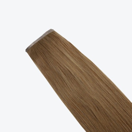 Włosy bezszwowe extendME typu clip in kolor: light brown
