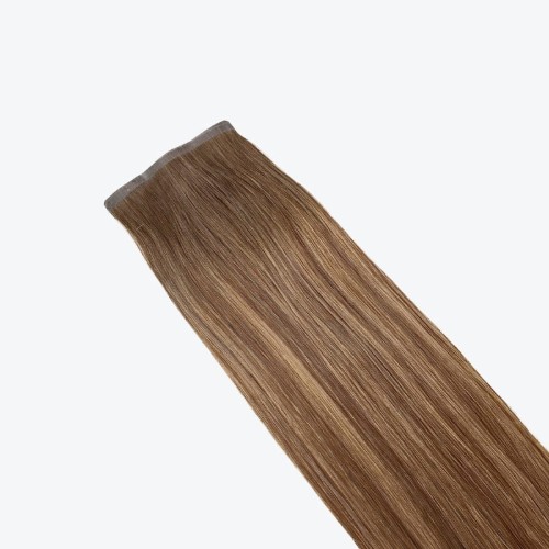 Włosy bezszwowe extendME typu clip in kolor: rooted brown balayage