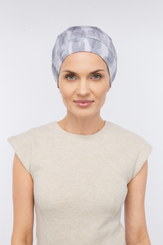 Turban damski na głowę, różnokolorowy, klasyczny fason - Capricorn