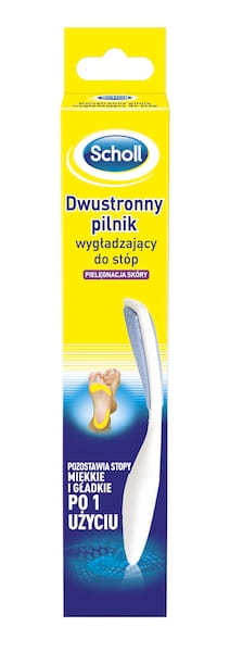 Scholl Dwustronny pilnik wygładzający do stóp