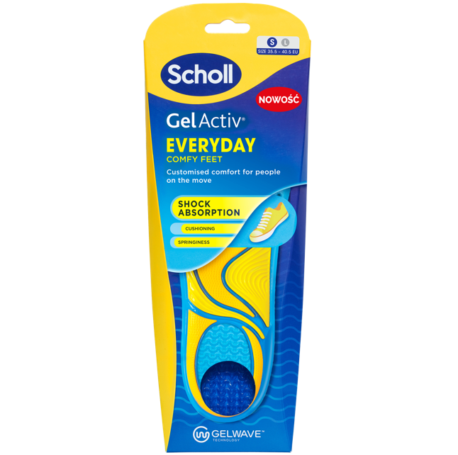 Scholl Gelwave wkładki do butów codziennych S (35,5-40,5) 1 para