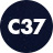 C37 niebieski