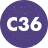 C36 fioletowy