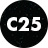 C25 czarny sparkle
