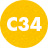 C34 żółty