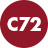C72 czerwony