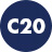 C20 niebieski